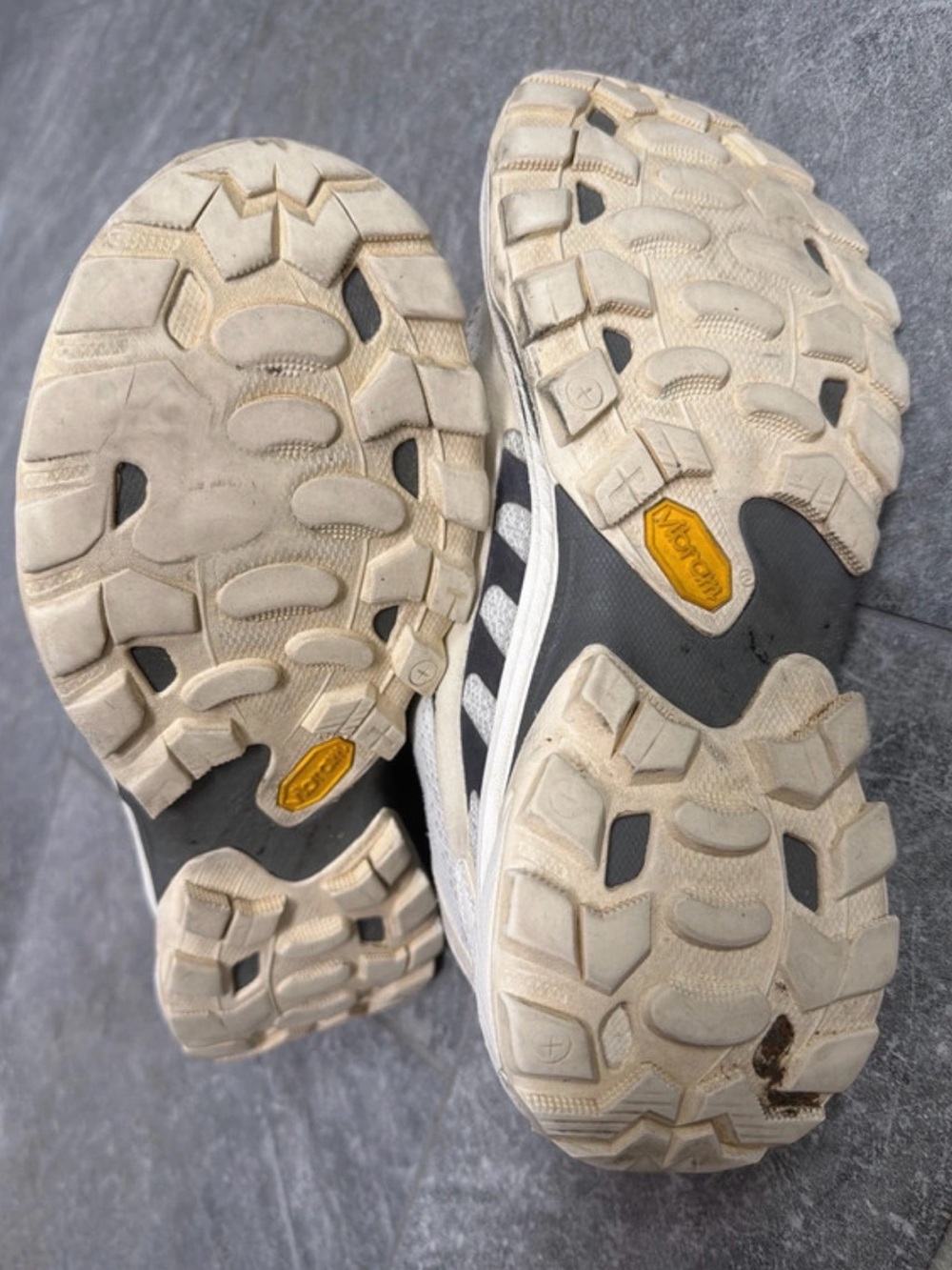Merrell Beige and Black Women's Athletic Trail Shoes - Picture 5 of 10